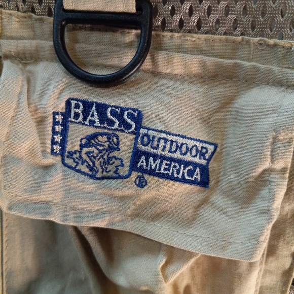 Bass Outdoor America Mesh Ammo Tactical Hunting Hiking Beige L/XL Fishing Vest - Picture 14 of 16